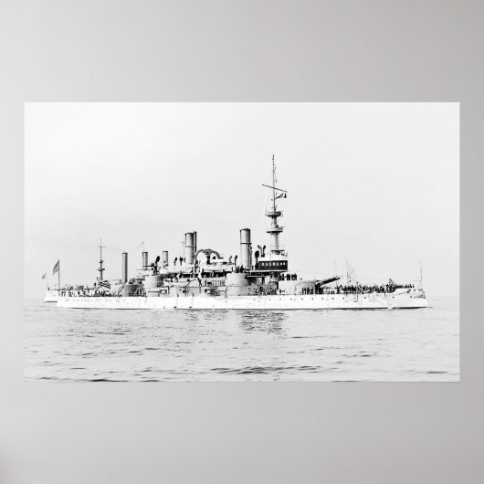 USS Massachusetts Poster (Vorne)