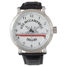 USS MCCAMPBELL - DDG-85 - ARLEIGH BURKE WATCH ARMBANDUHR