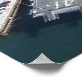 USS Midway Foto Poster (Ecke)