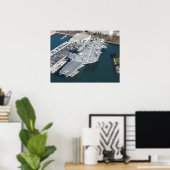 USS Midway Foto Poster (Heimbüro)