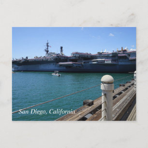 USS Midway in San Diego, Kalifornien Postkarte