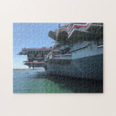 USS Midway Schiff in San Diego Puzzle (Horizontal)