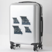 USS MISSOURI BB63 sicker Aufkleber (Koffer)