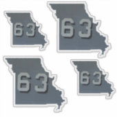 USS MISSOURI BB63 sicker Aufkleber (Vorderseite)