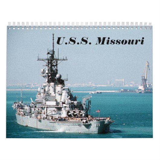 USS Missouri Calendar Kalender (Titelbild)