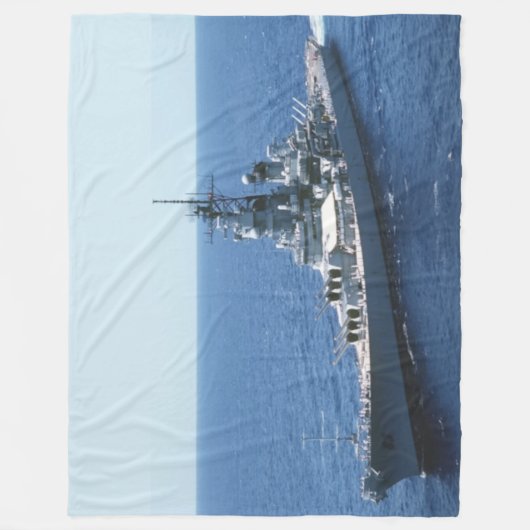 USS MISSOURI FLEECEDECKE (Vorderseite)