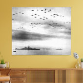 USS Missouri Flyover Übergabe Japans Leinwanddruck (Insitu (Wohnzimmer))