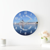 USS Missouri Große Wanduhr (Zuhause)