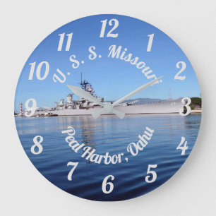USS Missouri Große Wanduhr