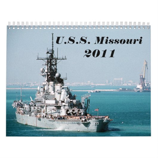USS Missouri Kalender (Titelbild)