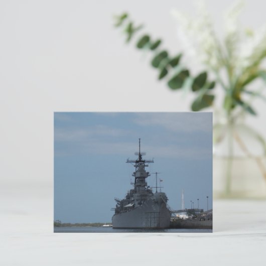 uss missouri postkarte (Stehend Vorderseite)