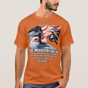 USS Missouri SSN780 U-Boot-Veteranen T-Shirt