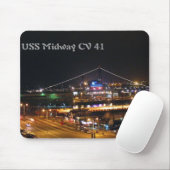 USS mittleres CV41 Mousepad (Mit Mouse)