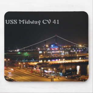 USS mittleres CV41 Mousepad