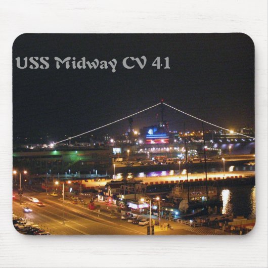 USS mittleres CV41 Mousepad (Vorne)
