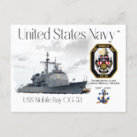 USS MOBILE CG-53 GUIDED MISSILE CRUISER