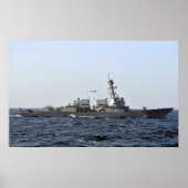 USS Momsen (DDG 92) Poster (Vorne)