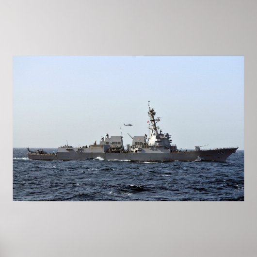 USS Momsen (DDG 92) Poster (Vorne)
