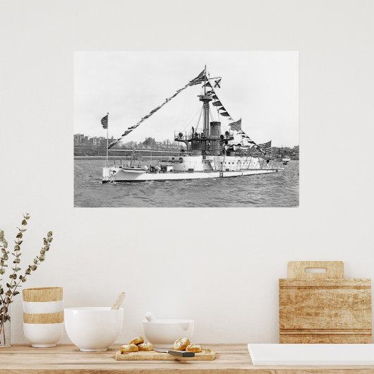 USS Monitor Amphitrite Poster (Küche)
