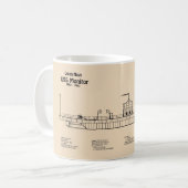 USS Monitor - Schiffskonzepte SD Kaffeetasse (Vorderseite Links)