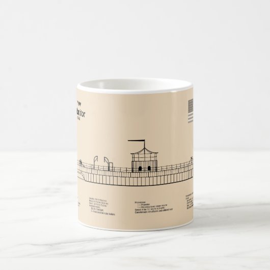 USS Monitor - Schiffskonzepte SD Kaffeetasse (Mittel)
