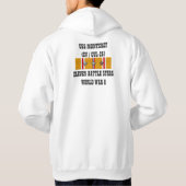 USS MONTEREY (LEBENSLAUF/CVL-26) HOODIE (Rückseite)
