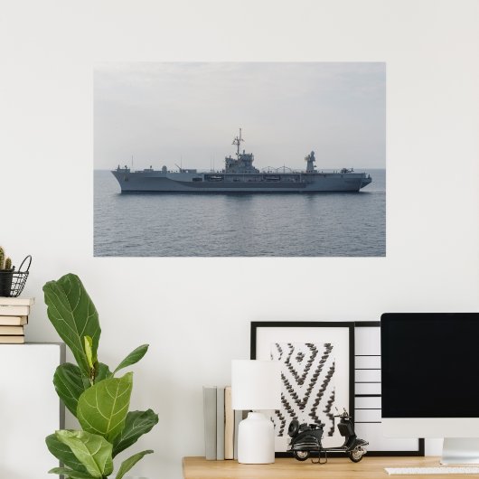 USS Mount Whitney (LCC 20) Poster (Heimbüro)