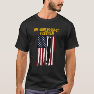USS Nautilus SSN 571 U-Boot Veterans Day Veterans  T-Shirt
