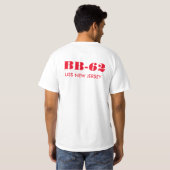 USS New-Jersey BB-62 T-Shirt (Schwarz voll)