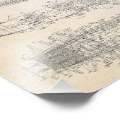 USS New Jersey Blueprint Fotodruck (Ecke)