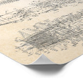 USS NEW JERSEY Blueprint Poster (Ecke)