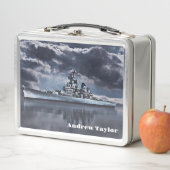 USS New Jersey Metal Lunchbox (Beispiel)