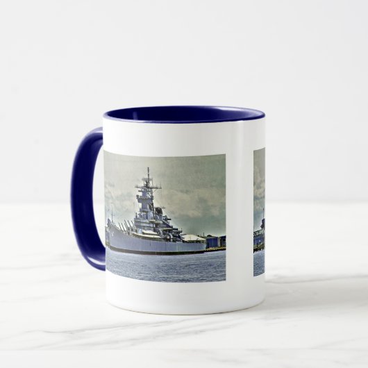 USS New-Jersey Tasse (Vorderseite Links)