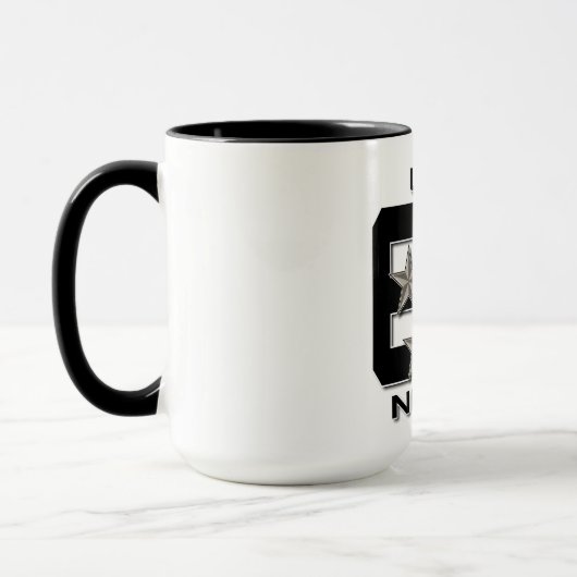 USS NIMITZ 5 STAR BLACK Tasse (Links)
