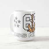 USS NIMITZ 68 ANCHOR TASSE (Vorderseite Links)