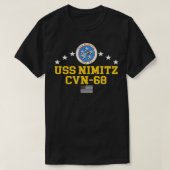 USS Nimitz CVN68 T-Shirt (Design vorne)
