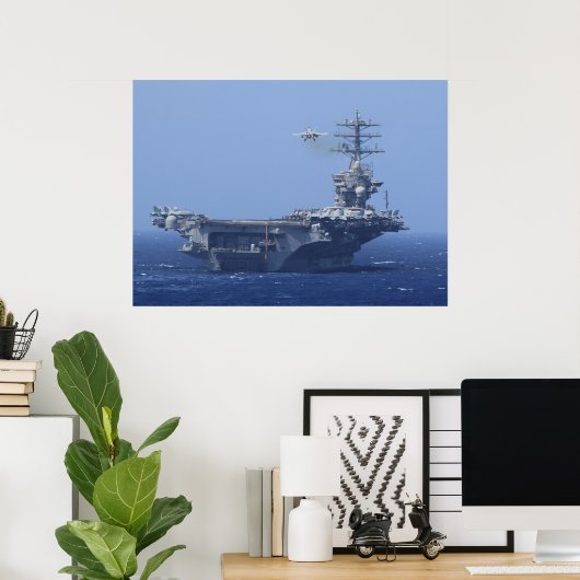 USS Nimitz (CVN 68) Poster (Heimbüro)