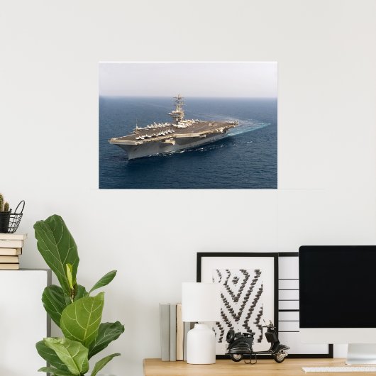 USS Nimitz (CVN 68) Poster (Heimbüro)