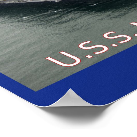 USS Nimitz CVN-68 Poster (Ecke)