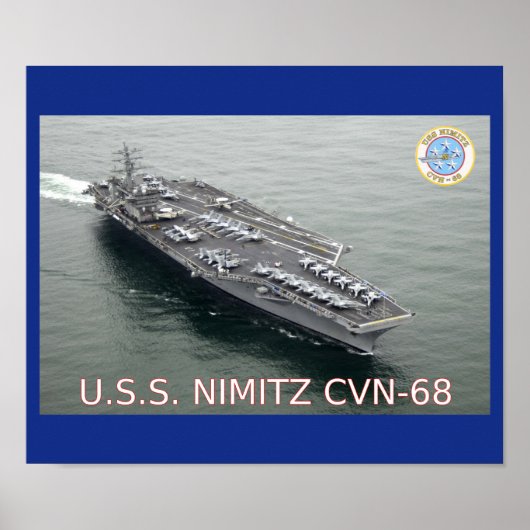 USS Nimitz CVN-68 Poster (Vorne)