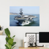 USS Nimitz (CVN 68) Poster (Heimbüro)
