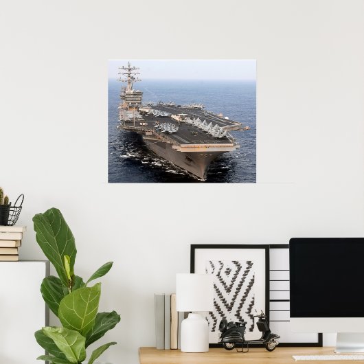 USS Nimitz (CVN 68) Poster (Heimbüro)