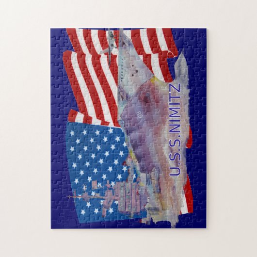 USS Nimitz CVN-68 Puzzle (Vertikal)