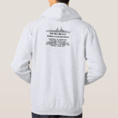 USS Noa (DD-841) Hoodie (Rückseite)