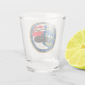 USS North Carolina (SSN-777) Schnapsglas (Rückseite)