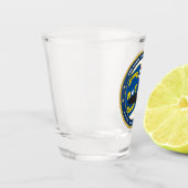 USS North Carolina (SSN-777) Schnapsglas (Links)
