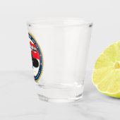 USS North Carolina (SSN-777) Schnapsglas (Rechts)