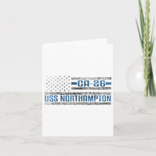 Uss Northampton World War Cruiser Ca-26 US Army Karte