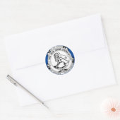 USS Oak Ridge ARDM-1 Runder Aufkleber (Umschlag)