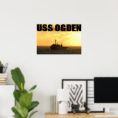 USS OGDEN POSTER (Heimbüro)